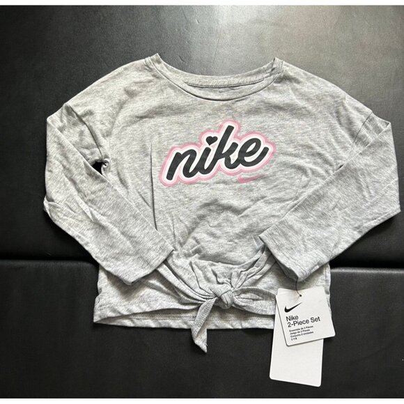 NWT Nike Knotted Tunic & Leggings Set Girls Size 3T - Picture 3 of 3